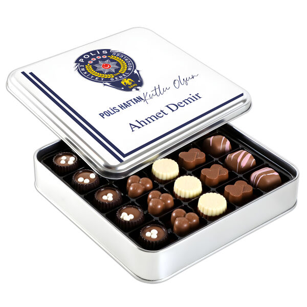 10 Nisan Polis Haftasına Özel Special Çikolata (Metal Kutu) Polise Hediye - 1