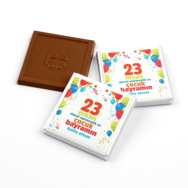 23 Nisan Çocuk Bayramı Hediyesi (50 Adet Madlen Çikolata) Model 1 - 2