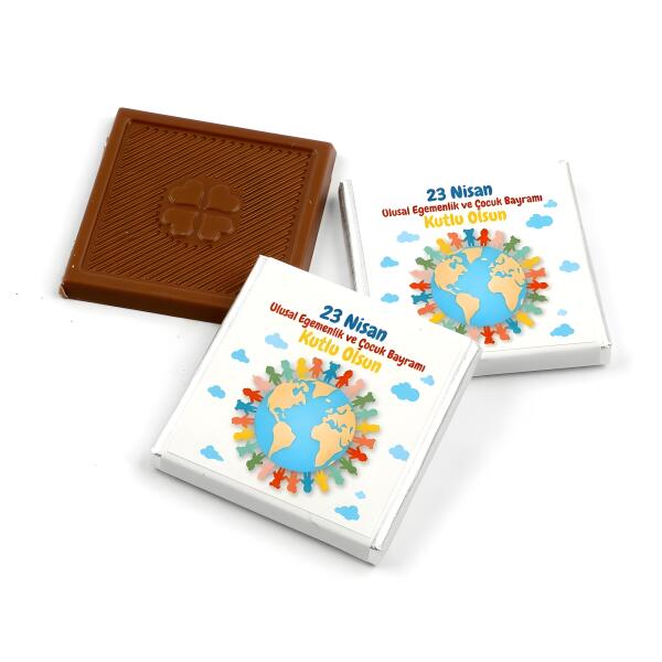 23 Nisan Çocuk Bayramı Hediyesi (50 Adet Madlen Çikolata) Model 3 - 2