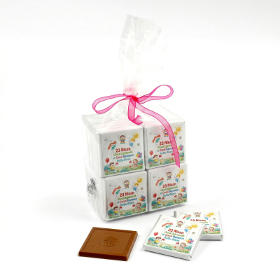 23 Nisan Çocuk Bayramı Hediyesi (50 Adet Madlen Çikolata) Model 2 - Hacı Şerif