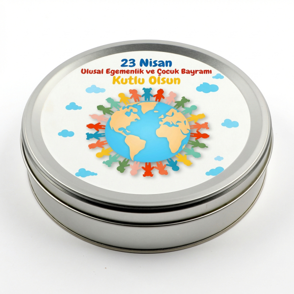 23 Nisan Çocuk Bayramı Hediyesi Kristal Baton Çikolata Draje - 3