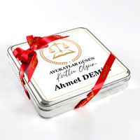 5 Nisan Avukatlar Gününe Özel 64 Adet Madlen Çikolata (Metal Kutu) Avukata Hediye - 3