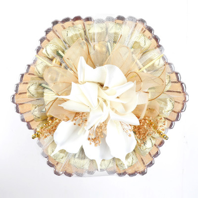 Altın Ayaklı Cam Tabak Söz Nişan Kız İsteme Çikolatası - 20