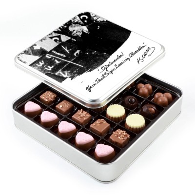 Atatürk'lü Öğretmene Hediye Special Çikolata (Metal Kutu) - 1