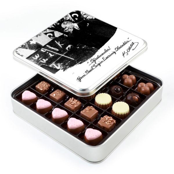 Atatürk'lü Öğretmene Hediye Special Çikolata (Metal Kutu) - 1