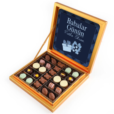 Babalar Günü Hediyesi Special Çikolata 285g (Gold Kutu) - Hacı Şerif