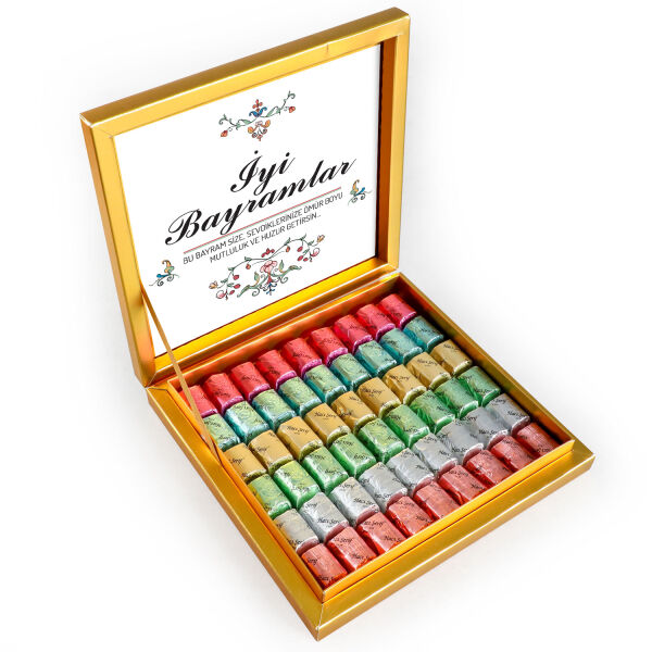 Bayram Hediyesi Baton Çikolata Gold Kutu 495g - 1