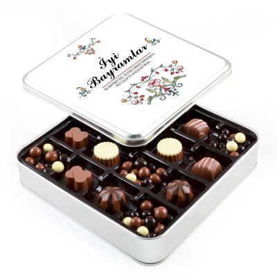 Bayram Hediyesi Kahve Drajeli Special Çikolata (Metal Kutu) - Hacı Şerif