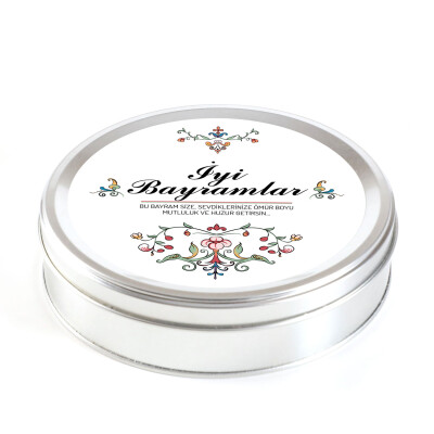 Bayram Hediyesi Karışık Special Truffle Çikolata (Yuvarlak Metal Kutu) - 2