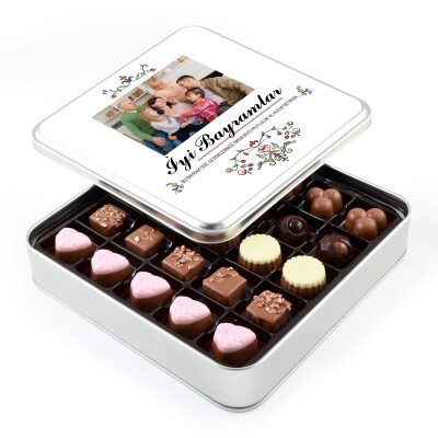 Kendi Fotoğrafınız ile Bayram Hediyesi Special Çikolata (Metal Kutu) - Hacı Şerif