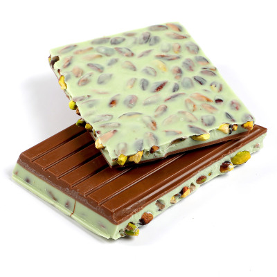 Bayramyeri Kırık Limonlu Antep Fıstıklı Çikolata 300g - Hacı Şerif