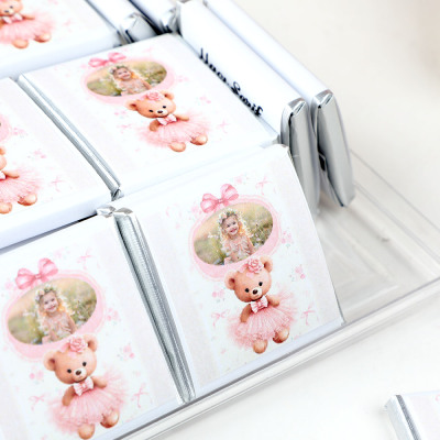 Bebek Hediyesi Fotoğraf Çerçevesi Madlen Çikolata Kolonya Figür - 2