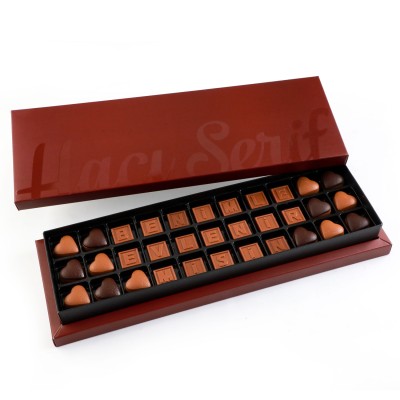 Benimle Evlenir Misin (33 Adet Harf Çikolata) - Hacı Şerif