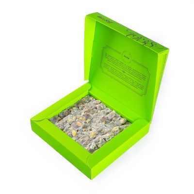 Çifte Kavrulmuş Antep Fıstıklı Lokum (250 g)- Renkli Kutu - 1