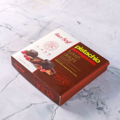 Sütlü-Bitter Çikolata Kaplı Lokum (215 g)- Renkli Kutu