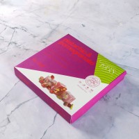 Çifte Kavrulmuş Antep Fıstıklı Narlı Lokum (500 g)- Renkli Kutu - Thumbnail