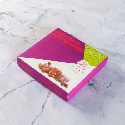 Çifte Kavrulmuş Antep Fıstıklı Narlı Lokum (250 g)- Renkli Kutu - 2