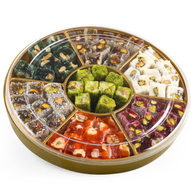 Çifte Kavrulmuş Karışık Çerezli Kare Fitil Lokum Şöleni (500g) - 3