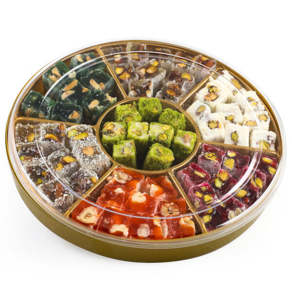 Çifte Kavrulmuş Karışık Çerezli Kare Fitil Lokum Şöleni (500g) - 3