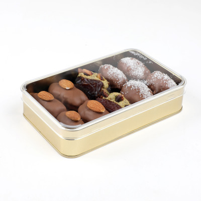 Çikolata Kaplı Hurma Gold Metal Kutu 280gr - 5