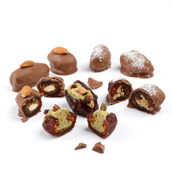 Çikolata Kaplı Hurma Gold Metal Kutu 280gr - 6