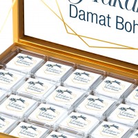 Damat Bohçası 48 Adet Madlen Çikolata Gold Kutu - 2