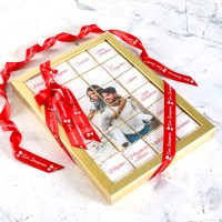 Mesajlı Fotoğraflı Sevgiliye Hediye 24'lü Puzzle Madlen Çikolata - 3