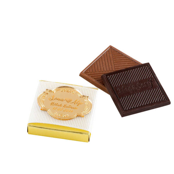 Dekorlu Söz-Nişan Çikolatası (Model 9) - 1
