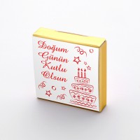 Doğum Günü Hediyesi 4 Farklı Lezzet + Draje (32li Paket) - 8