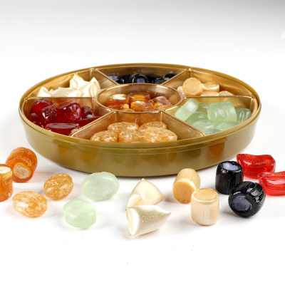 El Yapımı Karışık Akide Şekeri 400g (Yuvarlak Kutu) - 3