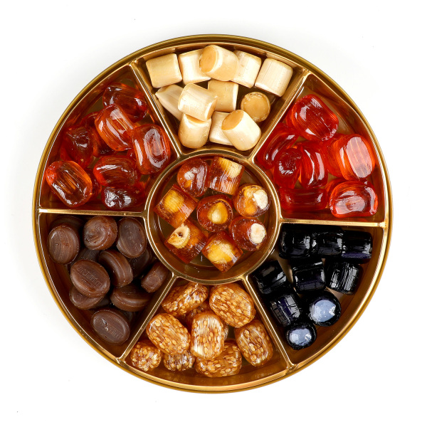 El Yapımı Karışık Akide Şekeri 400g (Yuvarlak Kutu) - 2