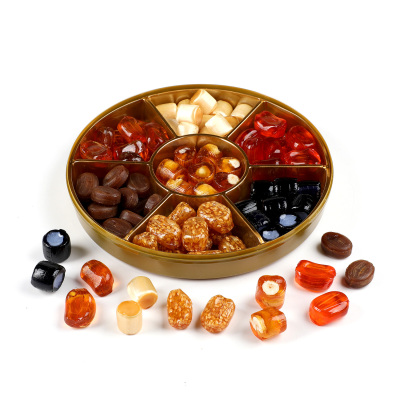 El Yapımı Karışık Akide Şekeri 400g (Yuvarlak Kutu) - 5