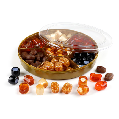 El Yapımı Karışık Akide Şekeri 400g (Yuvarlak Kutu) - Hacı Şerif