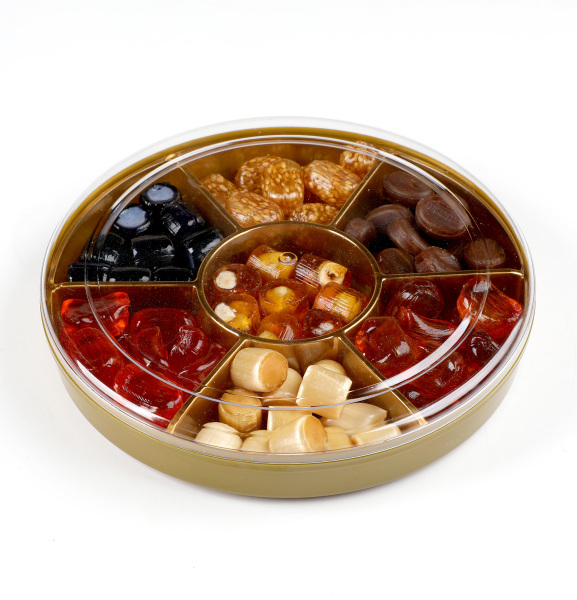 El Yapımı Karışık Akide Şekeri 400g (Yuvarlak Kutu) - 3
