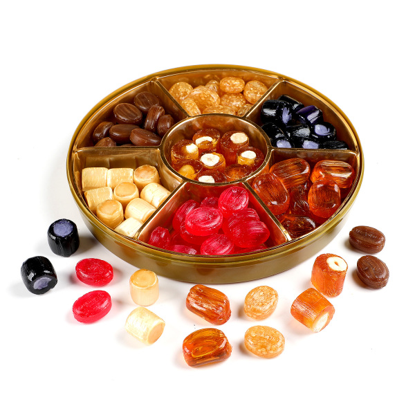 El Yapımı Karışık Akide Şekeri 400g (Yuvarlak Kutu) - 5
