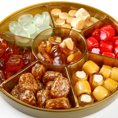 El Yapımı Karışık Akide Şekeri 400g (Yuvarlak Kutu) - 4