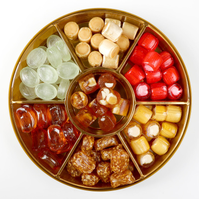 El Yapımı Karışık Akide Şekeri 400g (Yuvarlak Kutu) - 5