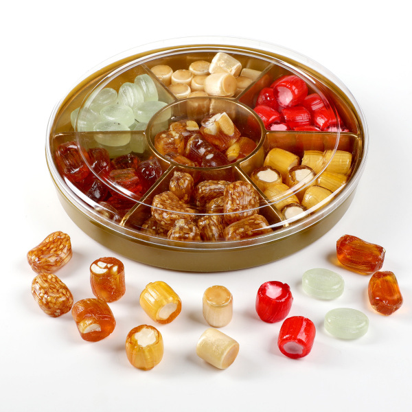 El Yapımı Karışık Akide Şekeri 400g (Yuvarlak Kutu) - 6