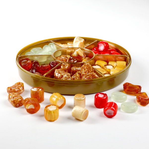 El Yapımı Karışık Akide Şekeri 400g (Yuvarlak Kutu) - 2