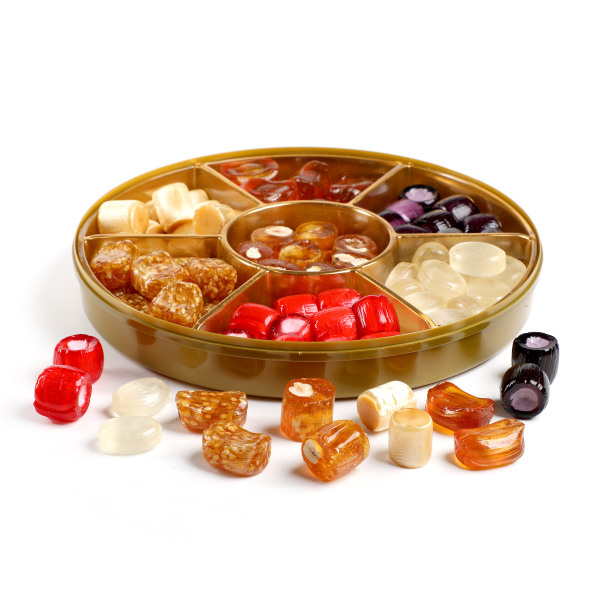 El Yapımı Karışık Akide Şekeri 400g (Yuvarlak Kutu) - 5