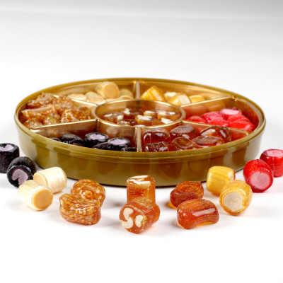 El Yapımı Karışık Akide Şekeri 400g (Yuvarlak Kutu) - 2