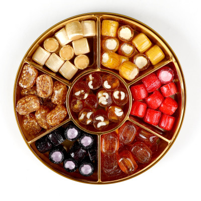 El Yapımı Karışık Akide Şekeri 400g (Yuvarlak Kutu) - 4