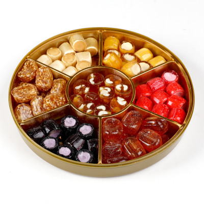 El Yapımı Karışık Akide Şekeri 400g (Yuvarlak Kutu) - 5