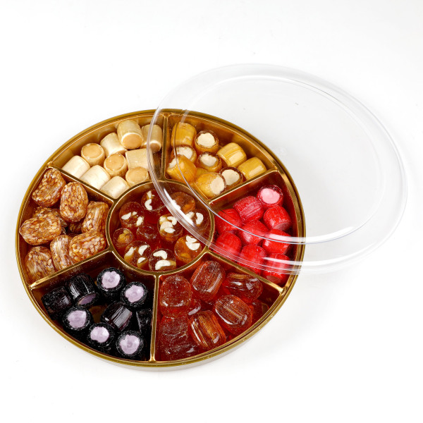 El Yapımı Karışık Akide Şekeri 400g (Yuvarlak Kutu) - 6