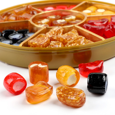 El Yapımı Karışık Akide Şekeri 400g (Yuvarlak Kutu) - 2