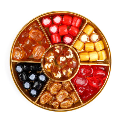 El Yapımı Karışık Akide Şekeri 400g (Yuvarlak Kutu) - 5