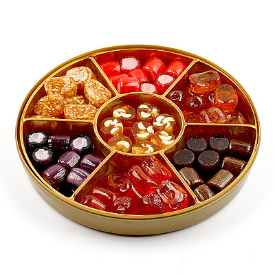 El Yapımı Karışık Akide Şekeri 400g (Yuvarlak Kutu) - 2