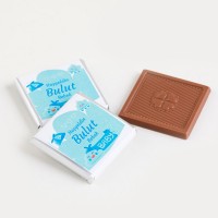 Erkek Bebek Dökme Bebek Çikolatası (70 Adet Madlen Çikolata) - 4