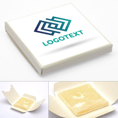 Firmalara Özel Kurumsal Promosyon Logolu İnce Kesim Lokum (75 Adet) - Hacı Şerif