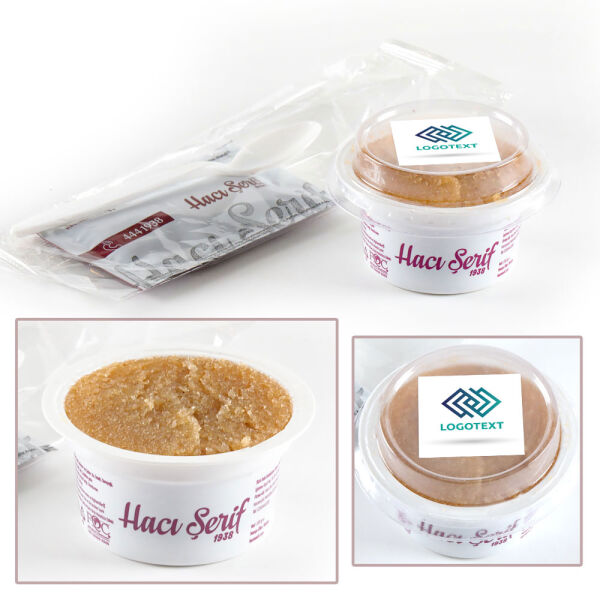 Firmalara Özel Promosyon Kurumsal Logolu İrmik Helvası (İkramlık) - 1